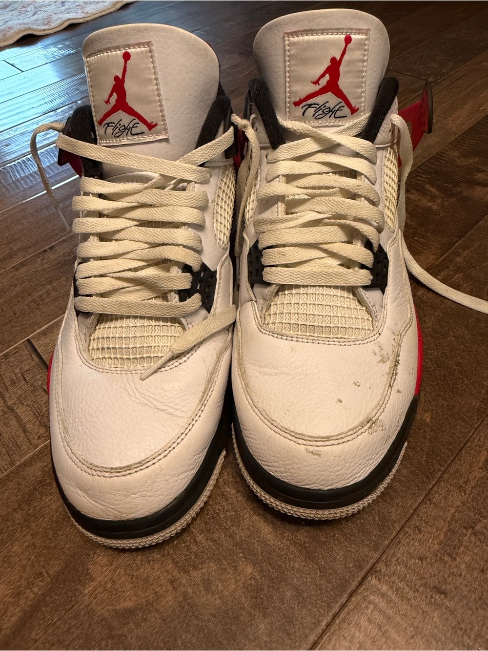 Nike White/Red/Black Men's Basketball Sneakers